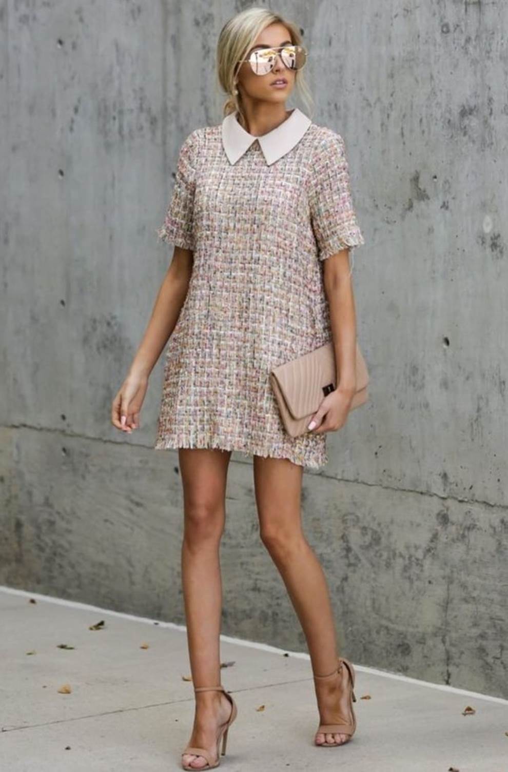 Chọn trang phục vải tweed sang trọng cho mùa lễ hội-5