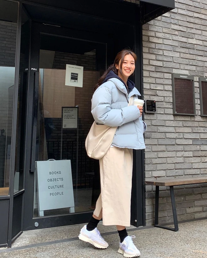 Cách phối đồ với áo phao ngắn-5