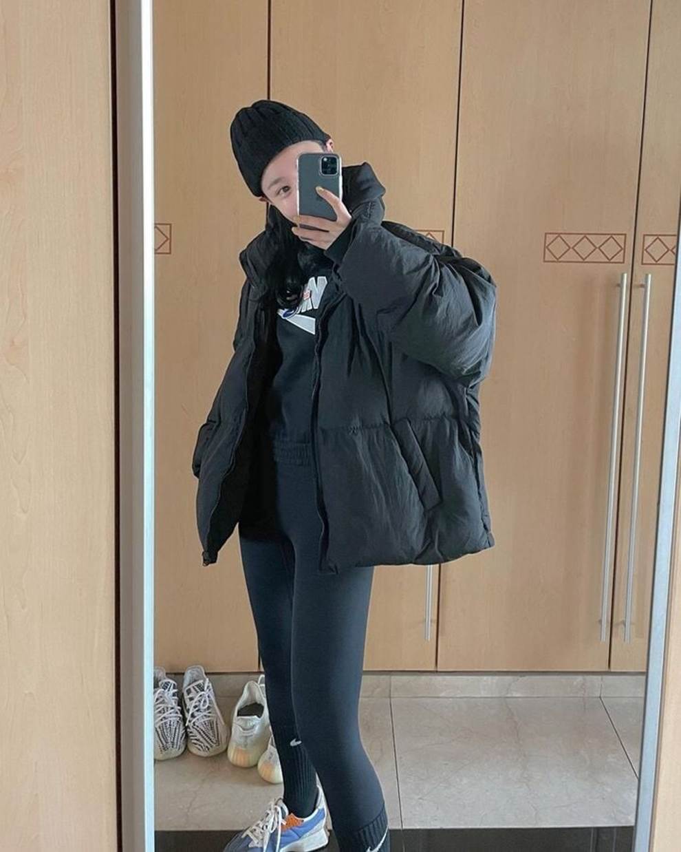 Cách phối đồ với áo phao ngắn-6