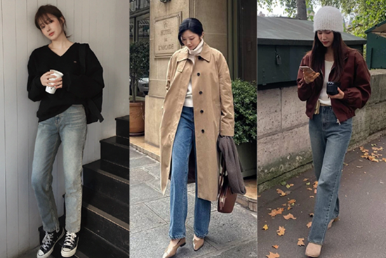 10 cách mặc quần jeans ống đứng đẹp và tôn dáng trong mùa lạnh
