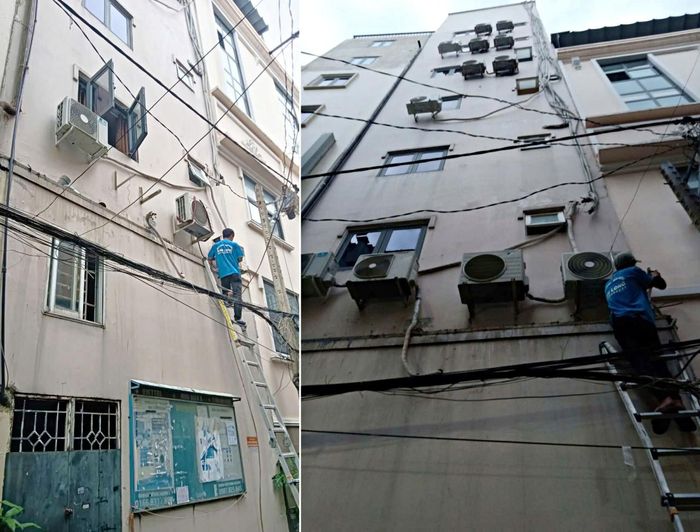 Nỗi ám ảnh của anh thợ mỗi lần lắp điều hòa ở chung cư, khách sạn-1