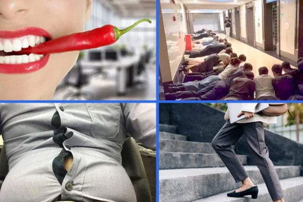 Video nhân viên nằm chào sếp khiến dân mạng tranh cãi-1