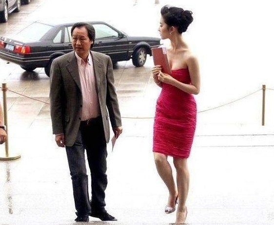 Lưu Diệc Phi bên cha nuôi tỷ phú-4