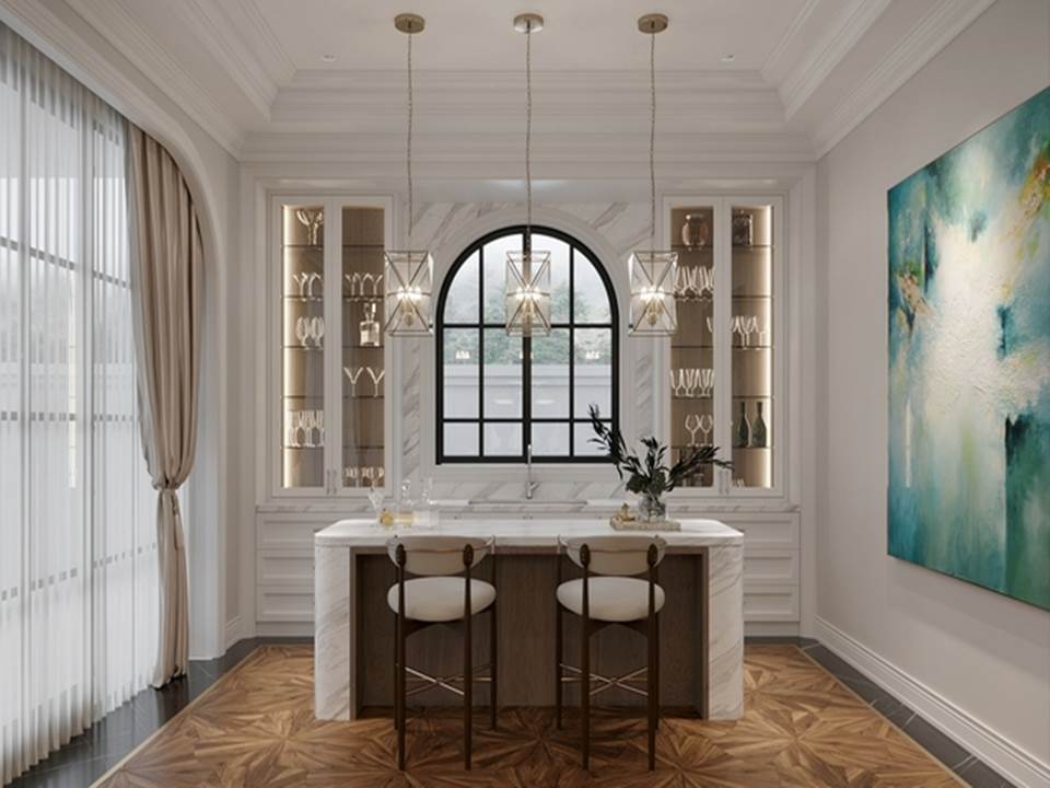 Màu sắc Giáng sinh tràn ngập không gian sống trong biệt thự 60 tỷ của nữ diễn viên giàu nhất miền Bắc-23