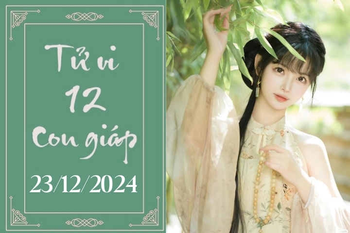 Tử vi 12 con giáp hôm nay ngày 23/12/2024: Mão khó khăn, Tỵ phát triển-1