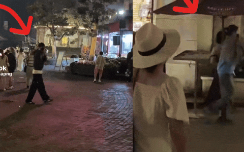 1 đôi Vbiz bị camera ghi lại cảnh bí mật hẹn hò, phản ứng khi bị phát hiện trở thành tâm điểm-1