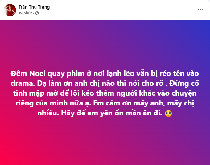 Nóng: Thu Trang - Tiến Luật lên tiếng gấp khi bị lôi vào ồn ào chia tay của vợ chồng Phương Lan-3