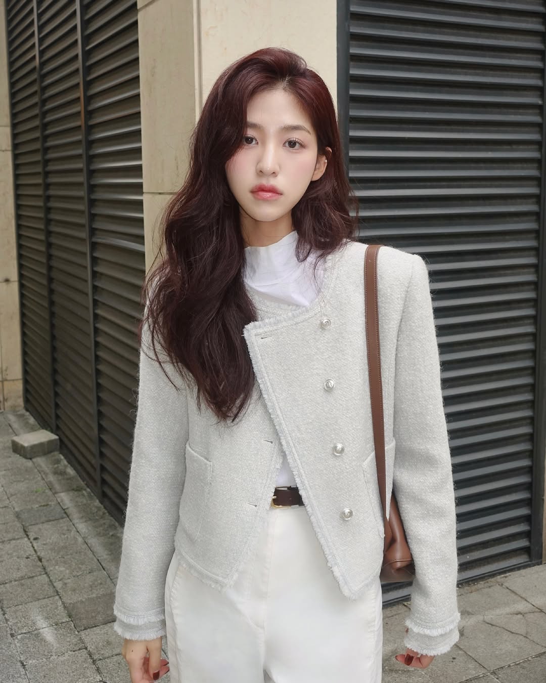 Tham khảo cách diện áo khoác vải tweed đẹp từ Đặng Thu Thảo, Đỗ Mỹ Linh-10