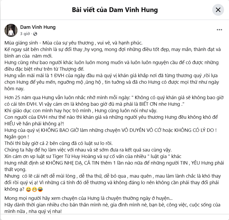 Đàm Vĩnh Hưng: Không bao giờ làm chuyện không có lý do, không nhẹ dạ cả tin thêm lần nào nữa-1