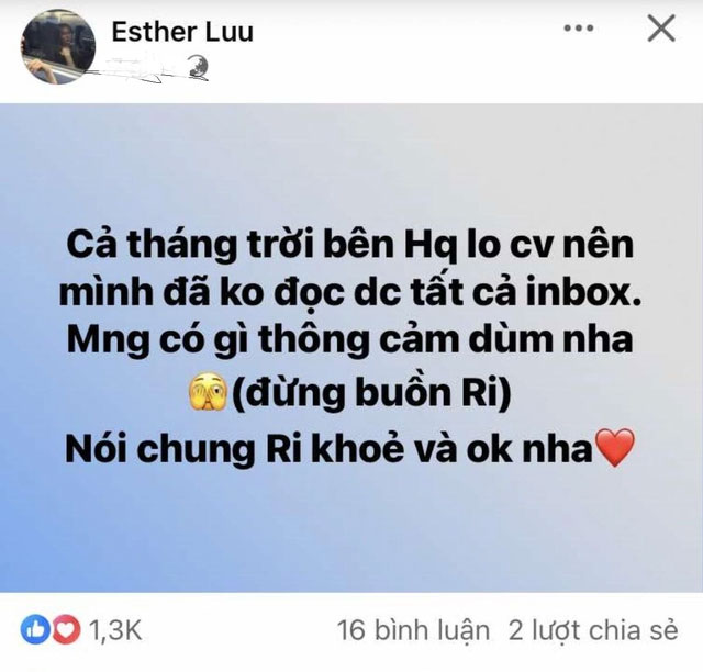 Hari Won có những chia sẻ mới nhất về tình hình sức khỏe-1