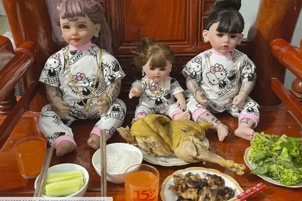 Mẹ sốc khi phát hiện con gái cúng búp bê Kumanthong trong tủ quần áo-3