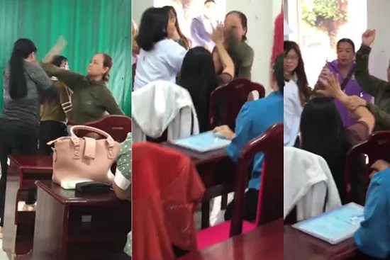 Nữ giáo viên đưa người nhà vào trường bôi xấu, đánh 4 cô giáo