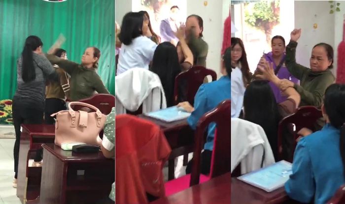 Nữ giáo viên đưa người nhà vào trường bôi xấu, đánh 4 cô giáo-1