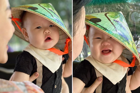 Khoảnh khắc đáng yêu 'đốn tim' fan của con trai Phương Oanh
