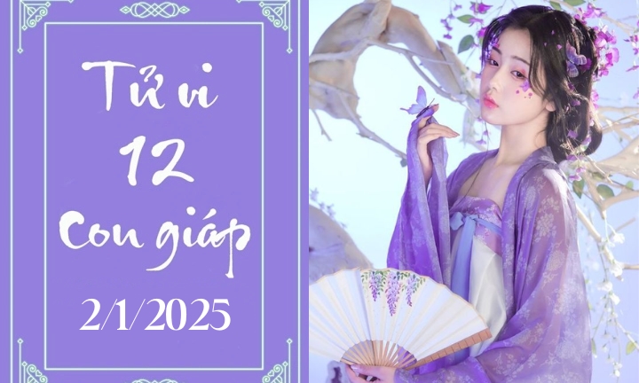 Tử vi 12 con giáp hôm nay ngày 2/1/2025: Mão phát triển, Tuất thuận lợi-1