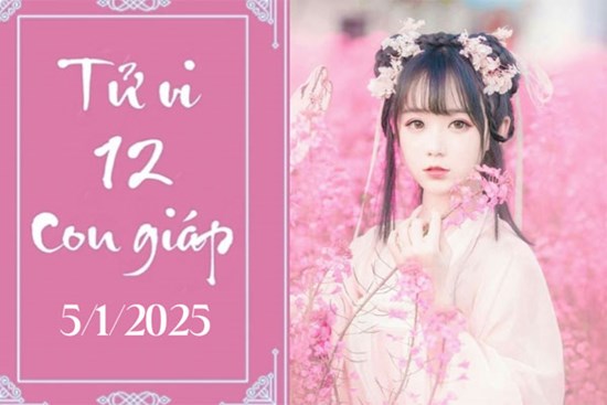 Tử vi 12 con giáp hôm nay ngày 5/1/2025: Tý thuận lợi, Dậu phát triển