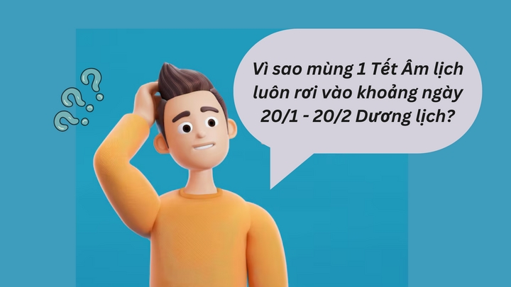 Vì sao mùng 1 Tết luôn rơi vào khoảng từ 20/1 đến 20/2 Dương lịch?-1