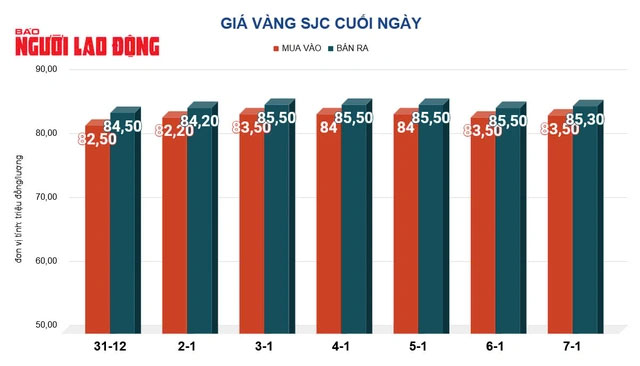 Giá vàng hôm nay, 8-1: Bật tăng trở lại-2