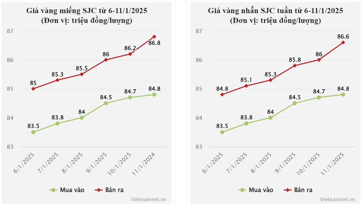 Dự báo giá vàng 10 ngày tới: Tìm lại động lực tăng, nhẫn và SJC có lên 90 triệu?-2