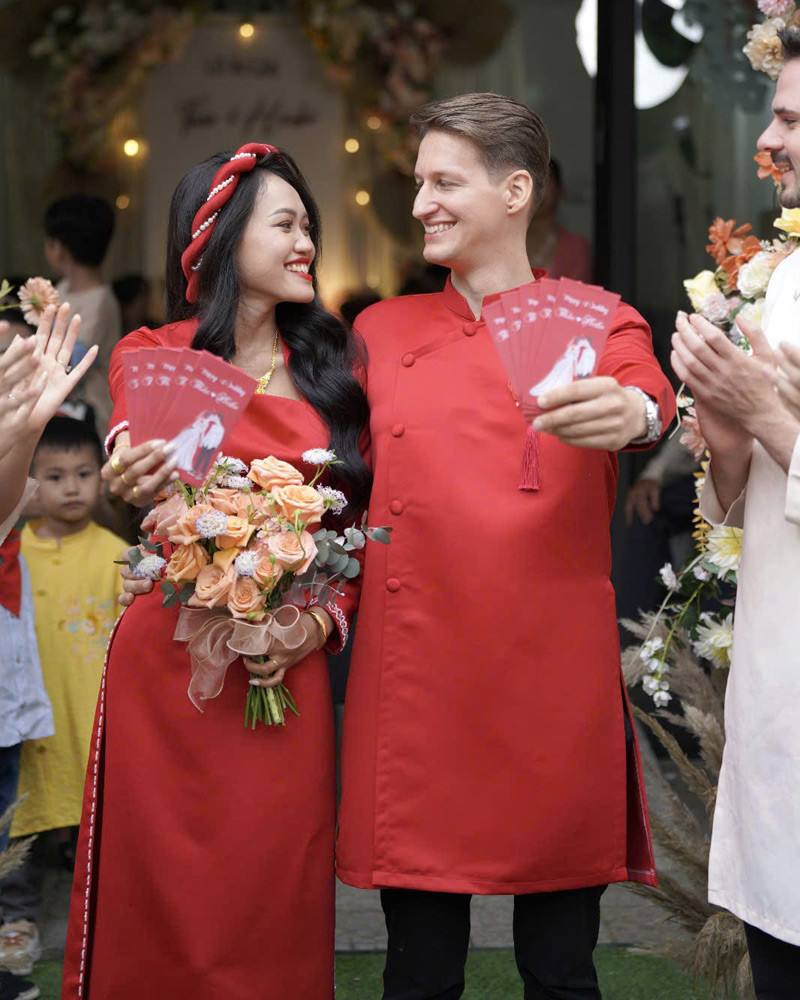 Chàng rể Đức cùng vợ Việt đi ăn giỗ, hạnh phúc khi thấy cảnh ở quê-4