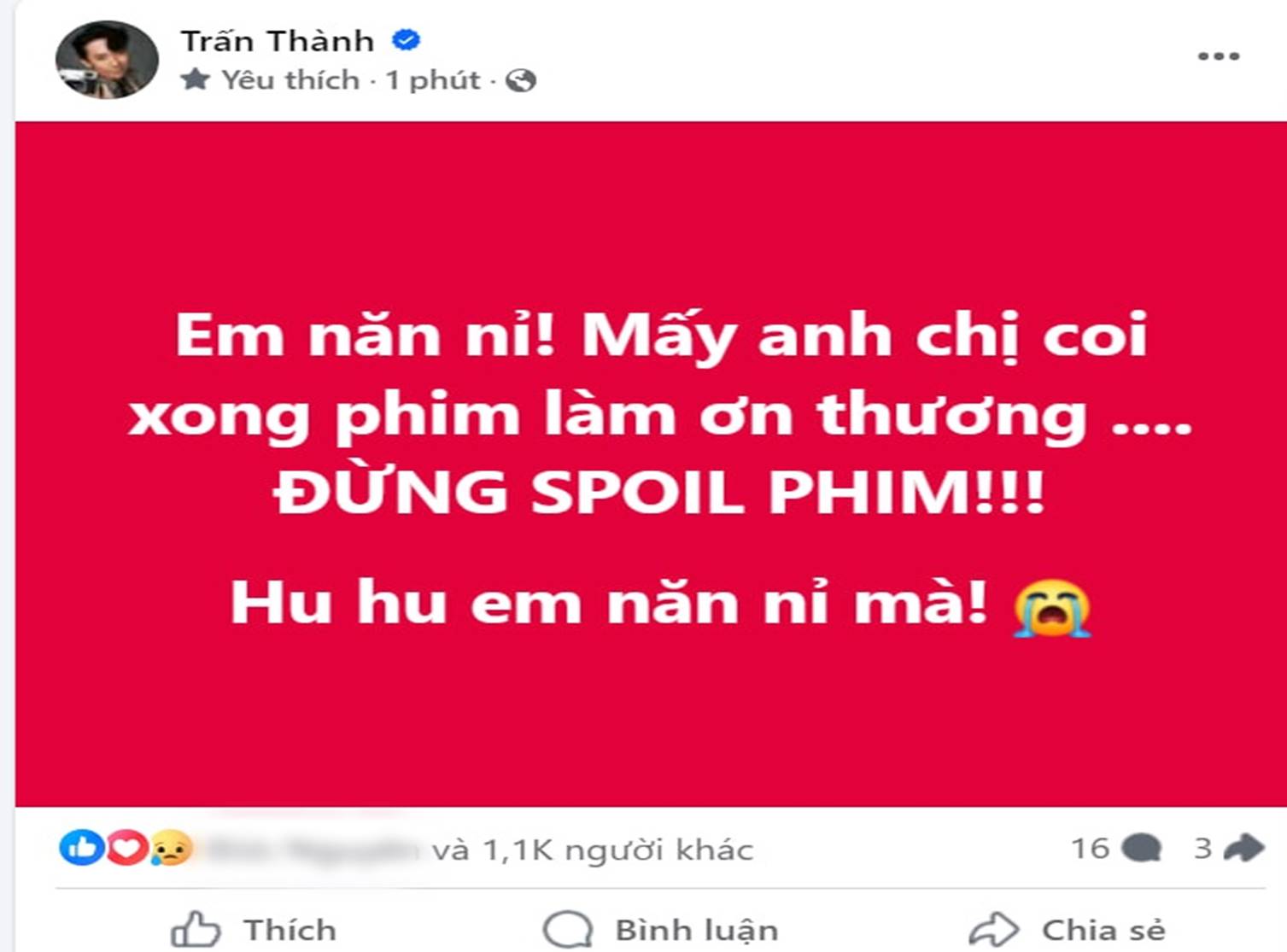 Trấn Thành bất ngờ đăng đàn cầu cứu cư dân mạng, biết lý do ai cũng phẫn nộ-4