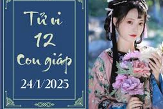 Tử vi 12 con giáp hôm nay ngày 24/1/2025: Tỵ tiêu cực, Mùi thuận lợi