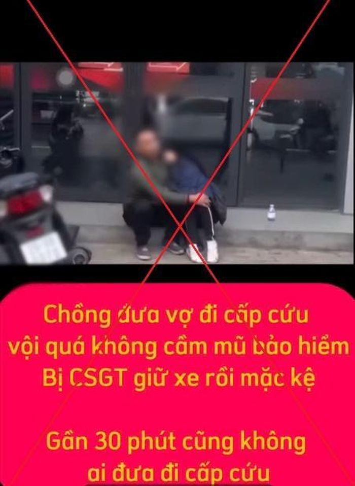 Công an TP Hà Nội nói gì về thông tin CSGT giữ xe người vi phạm đi cấp cứu?-1