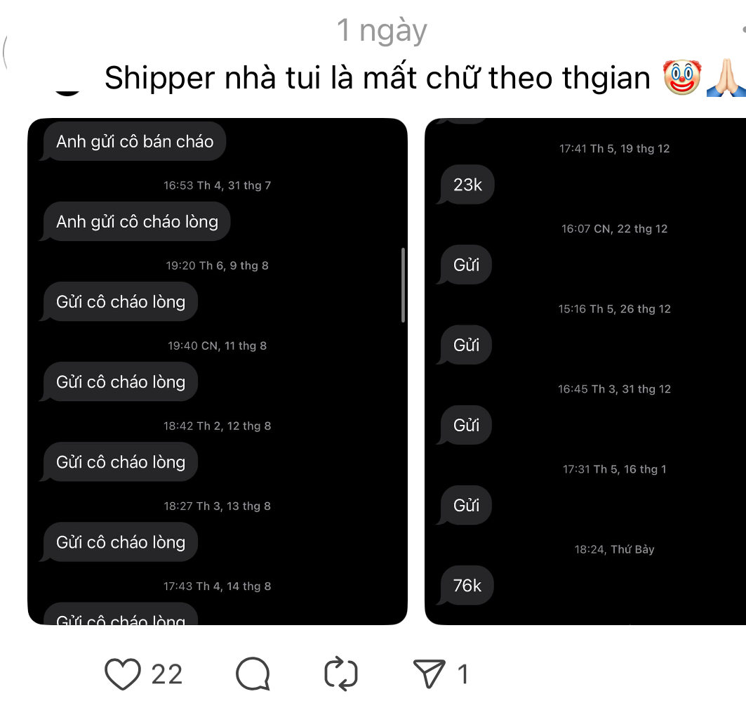 Bức ảnh mối quan hệ trên 2 năm với 1 shipper khiến cả cõi mạng cười như bị thôi miên-3