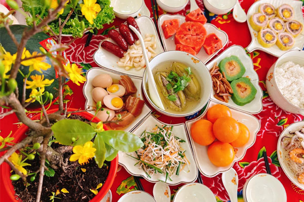 Cần chuẩn bị gì cho mâm cỗ cúng giao thừa Tết Ất Tỵ 2025?-3