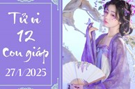 Tử vi 12 con giáp hôm nay ngày 27/1/2025: Mão may mắn, Thìn phát triển