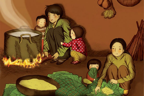 Tết quây quần bên mẹ-1