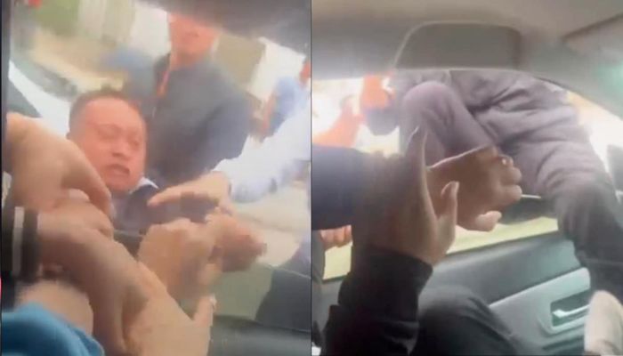 Xác minh clip nhóm người hành hung tài xế ô tô tại bến phà ở Nam Định-1