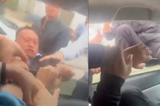 Tạm giữ 2 người hành hung tài xế ở bến phà Nam Định