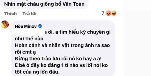 Hòa Minzy phản ứng gắt trước thông tin liên quan tới Văn Toàn-2