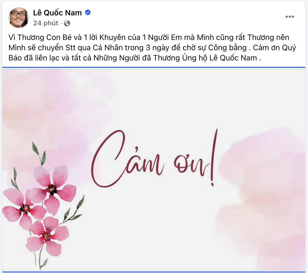 1 sao nam Vbiz bị đạo diễn tố tác động vật lý con gái anh trong hậu trường, cho thời hạn 3 ngày để chờ giải quyết-2