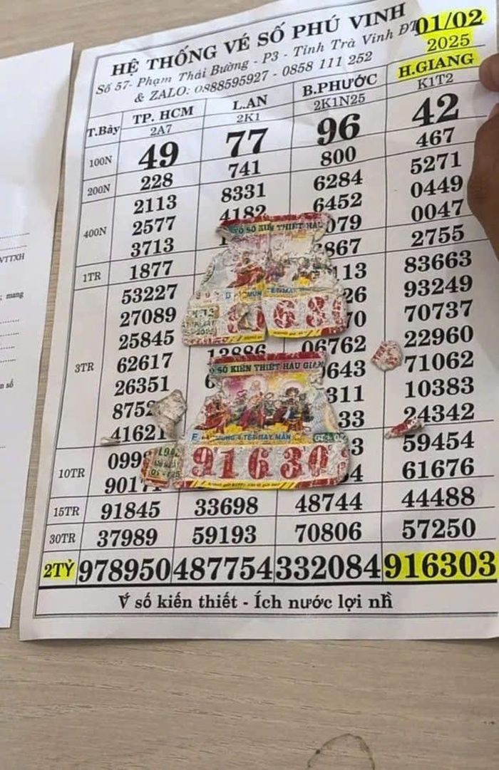 Vụ hai tờ vé số trúng độc đắc bị rách: Có cách để trả thưởng cho người trúng-1