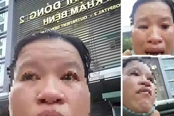 Sự thật về clip người phụ nữ ôm con khóc cầu cứu trước bệnh viện-2