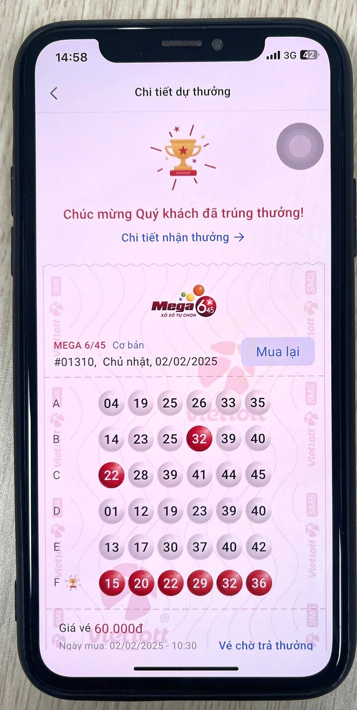 Mua lại dãy vé số ‘trật’, người đàn ông trúng độc đắc gần 153 tỷ đồng-2