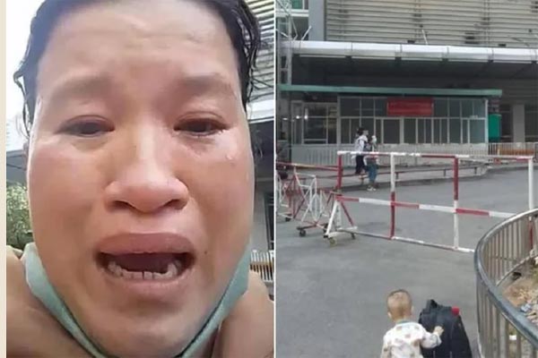 Công an di lý người phụ nữ tố bị móc túi trước cổng bệnh viện tại TP.HCM-2