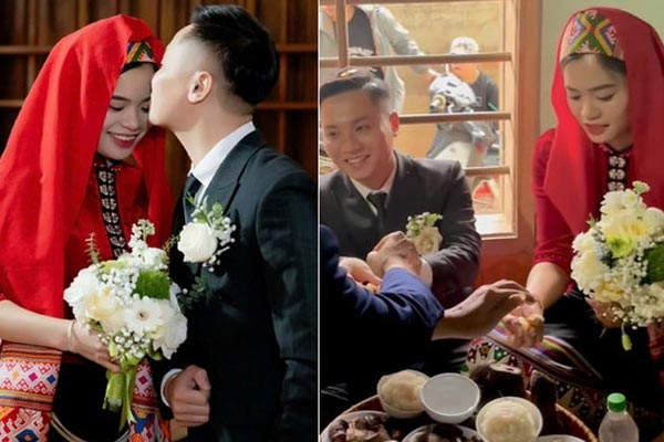 Cô gái Bắc Ninh kể màn rước dâu chưa đầy 1 phút và tấm biển lạ trước cổng-6