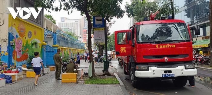 Cháy tại khuôn viên trường mầm non ở trung tâm TP.HCM-2