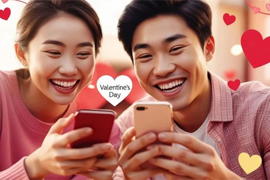 Tôi chuyển tiền cho chồng để anh 'ting ting' lại kèm lời chúc Valentine 14/2