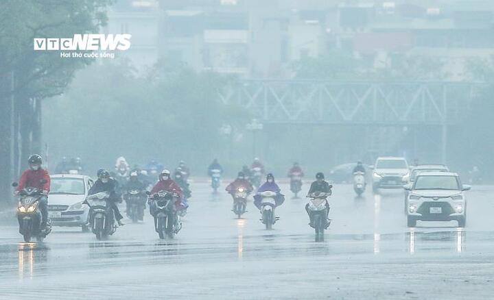 Miền Bắc mưa phùn nồm ẩm và dự báo thời tiết 10 ngày tới-1