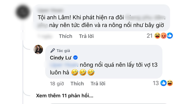 Cindy Lư đáp trả khi bị nói ngoại tình, là nguyên nhân khiến Hoài Lâm tụt dốc không phanh-1