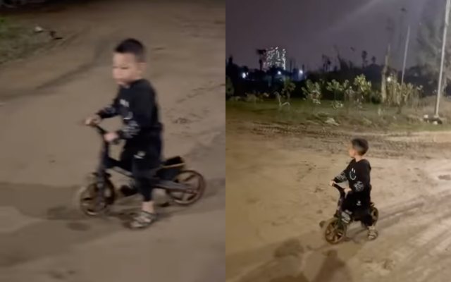 Thấy người mẹ khóc nức nở hớt hải tìm con trai đi lạc trong đêm, nam shipper liền bỏ dở đơn hàng và làm điều bất ngờ-1