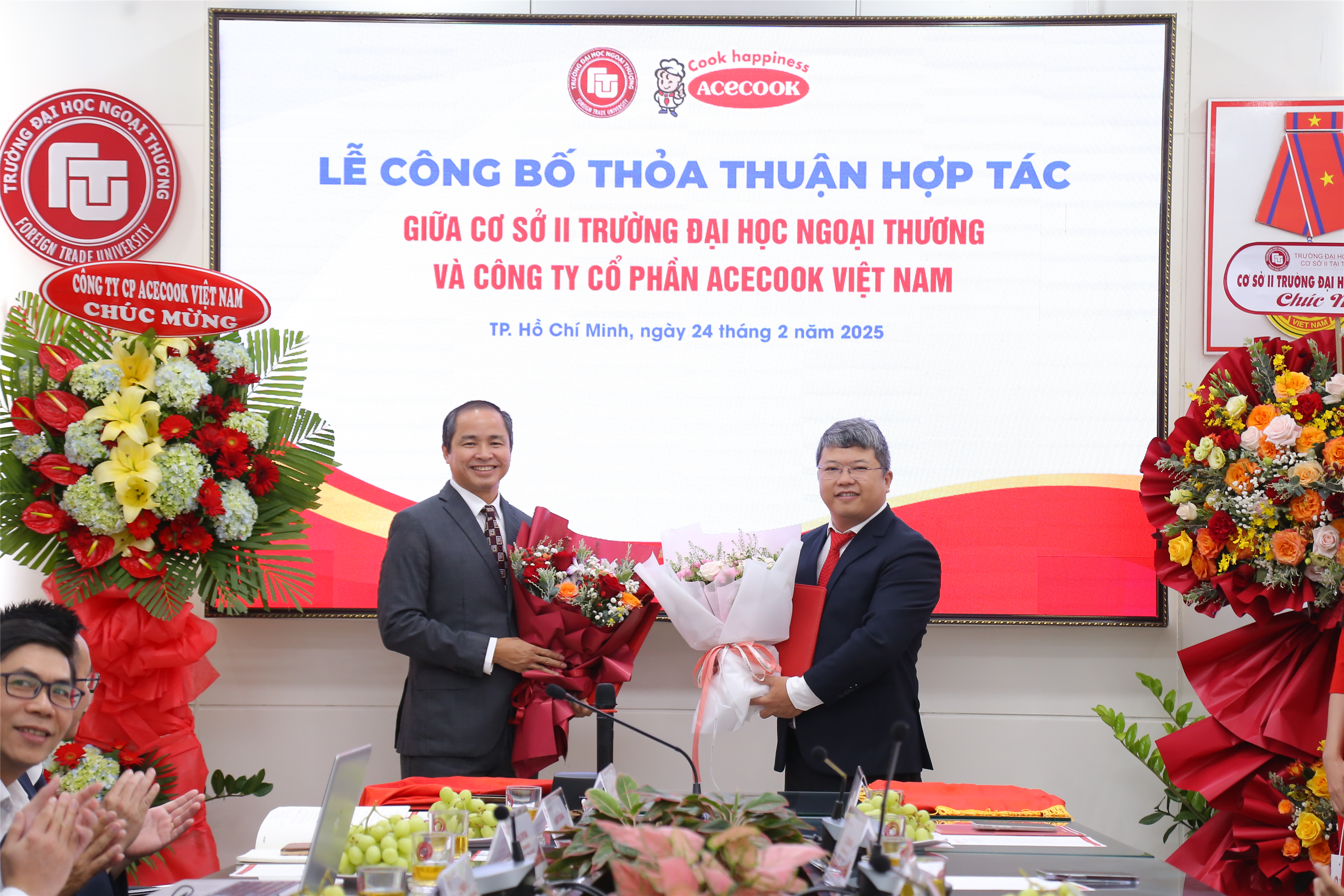 Cơ sở II Trường ĐH Ngoại thương và Acecook Việt Nam công bố hợp tác-4