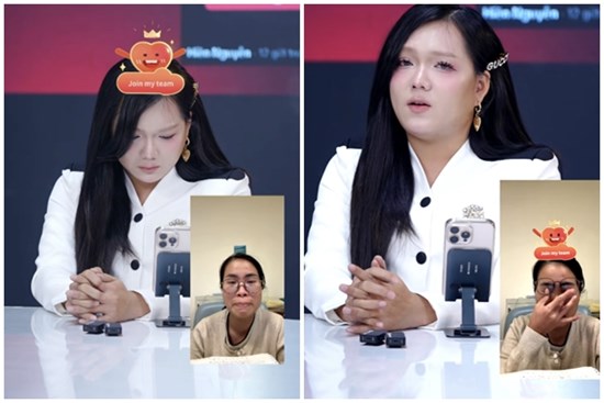 Thu Hoà - mẹ Bắp xuất hiện trên livestream, oà khóc khi quay con đang nằm trên giường bệnh