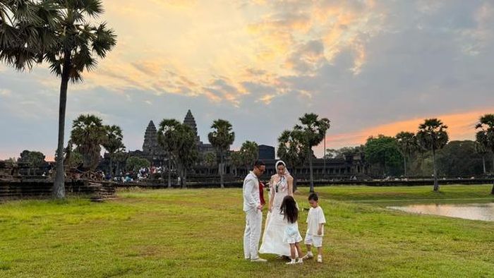 Đại gia đình nhà Hồ Ngọc Hà - Kim Lý du ngoạn ở Campuchia-6
