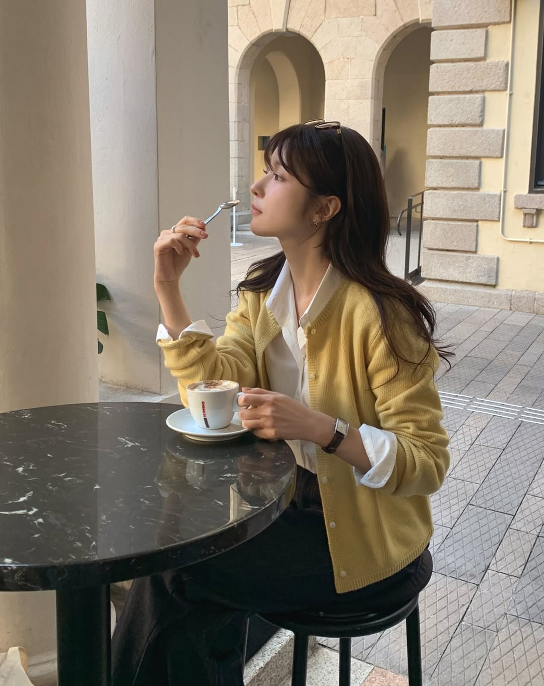 6 chiêu diện đồ công sở xinh tươi của phụ nữ Hàn-1