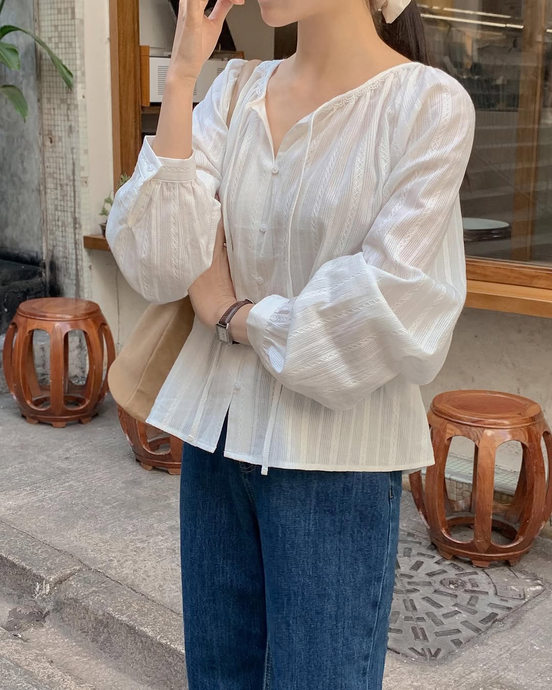 6 chiêu diện đồ công sở xinh tươi của phụ nữ Hàn-12